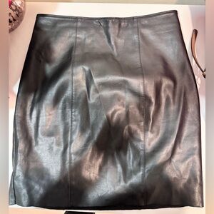 Express faux black mini skirt | size 2
